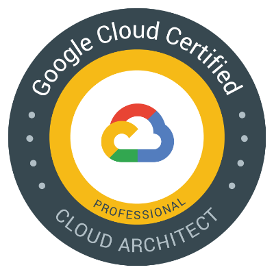 Google Cloud Professional Cloud Architect Badge