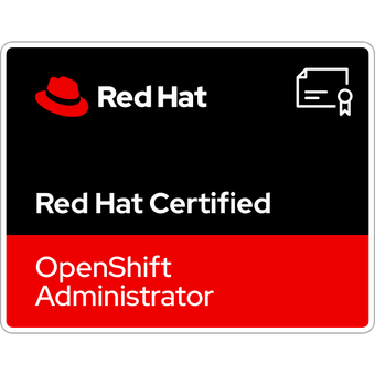Red Hat Certified OpenShift Administrator Badge
